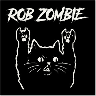 rob and the cat Posters and Art