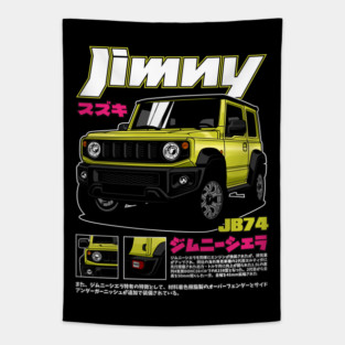 Suzuki Jimny Sierra JB74 T-Shirt Tapestry