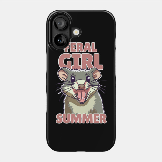 Feral Girl Summer Phone Case by The WYLD Tribe