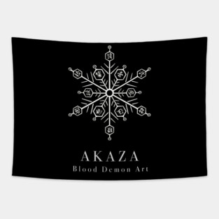The Blood Demon Art - Akaza Tapestry