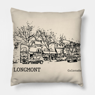 Longmont Colorado Pillow