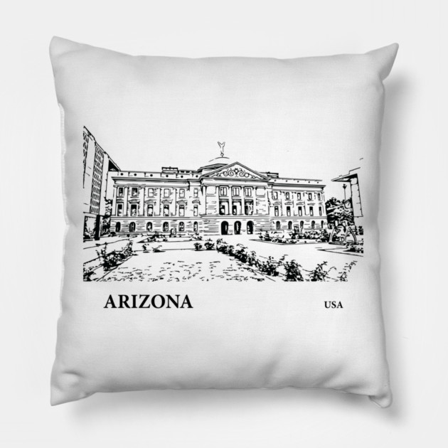 Arizona State USA Pillow by Lakeric