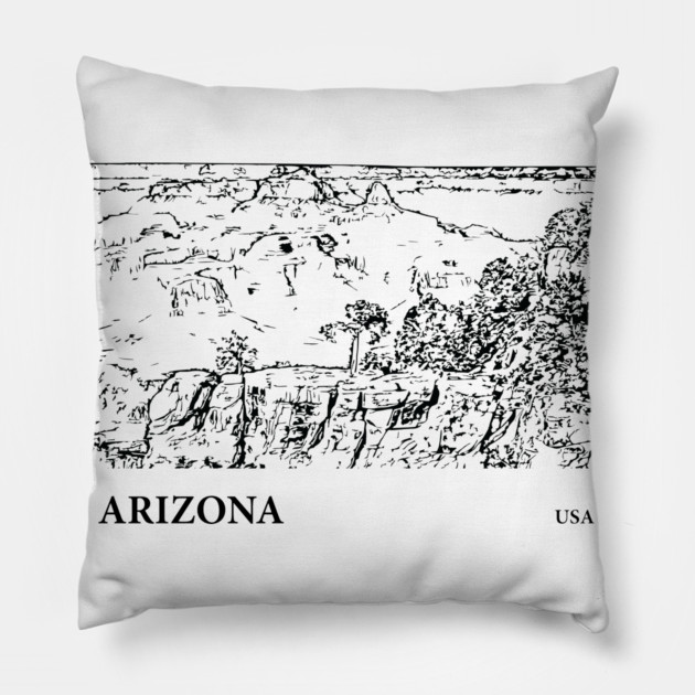 Arizona USA Pillow by Lakeric