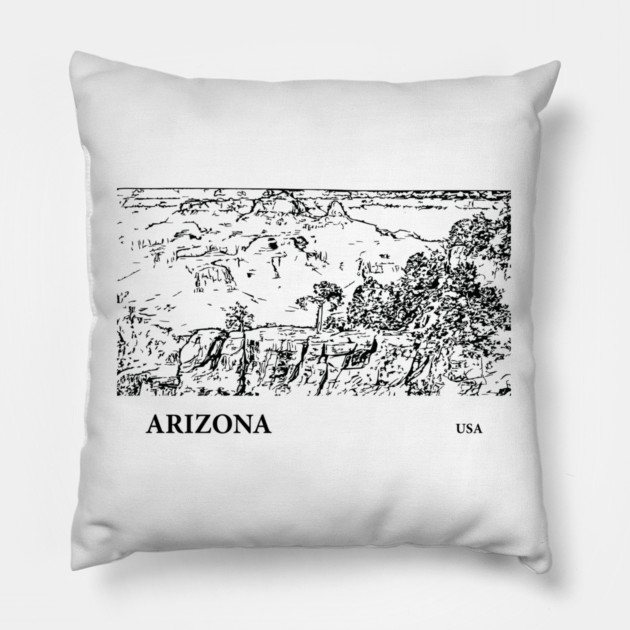 Arizona USA Pillow by Lakeric