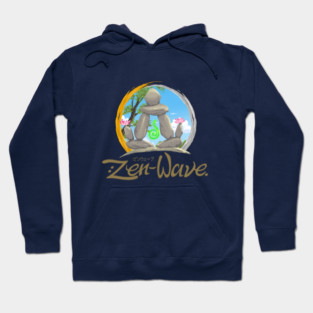 : Zen-Wave; Stone-Monk. Hoodie