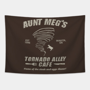 Aunt Meg's Tornado Alley Cafe Tapestry
