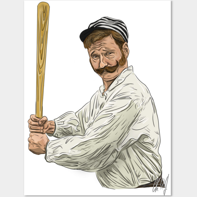 Conan: Old Timey Baseball Wall Art by 51Deesigns