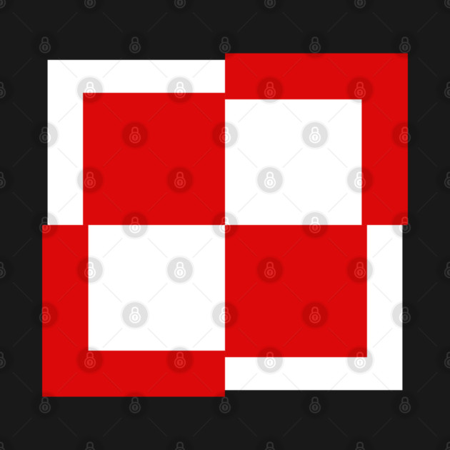 Polish Air Force Roundel - Szachownica Poland Checkerboard by Yesteeyear