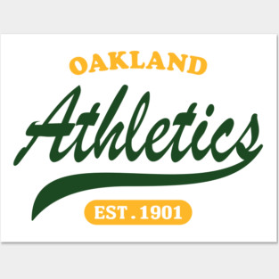 Oakland Athletics Classic Style Posters and Art