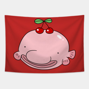 Cherry Blobfish Tapestry
