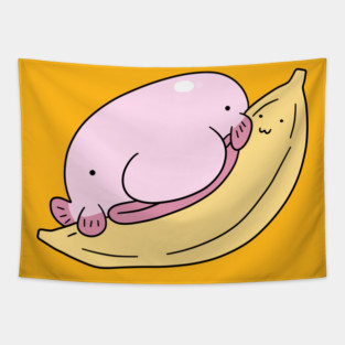 Blobfish and Banana Tapestry
