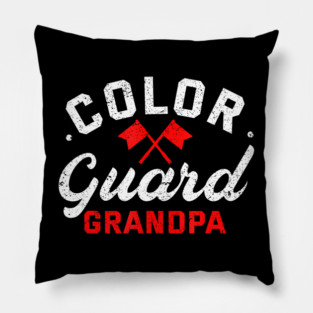Color Guard Grandpa Dad Father Pillow