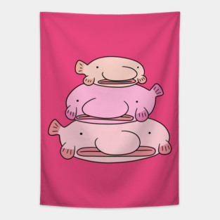 Blobfish Stack Tapestry
