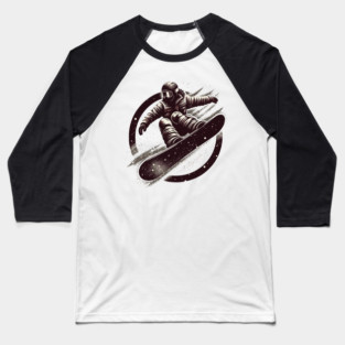 Snowboarding Baseball T-Shirt