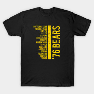 '76 Bears Lineup T-Shirt