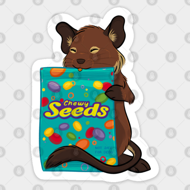 Chewy Seeds Sticker by DeguArts
