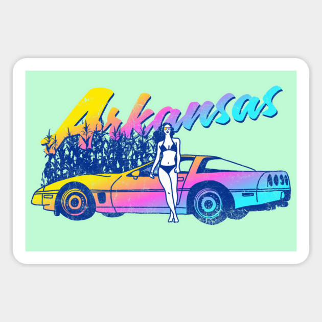 Arkansas is a Hot Paradise Magnet by rt-shirts