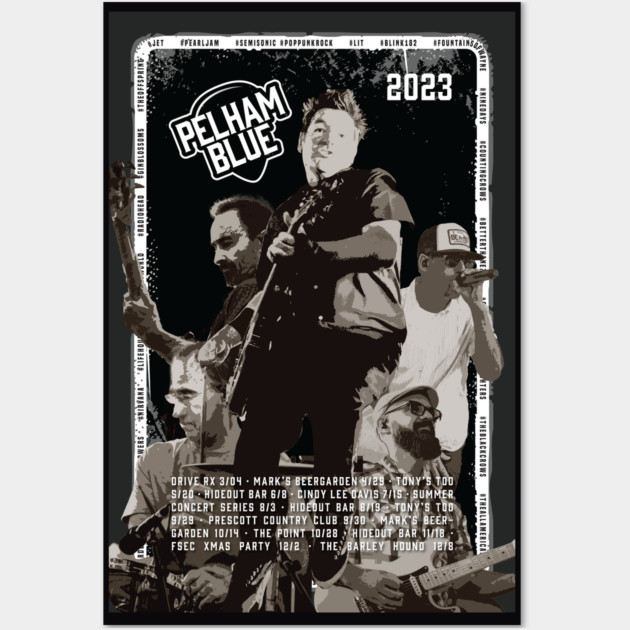 PBB 2023 Tour Front/Back Wall Art by pelhamblueband