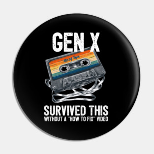 Gen X Survived Tangled Cassette Without Video Pin