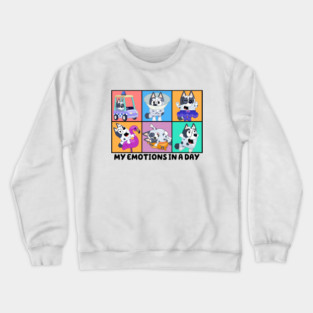 Muffin My Emotions In A Day Crewneck Sweatshirt