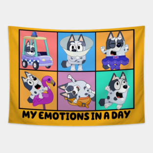 Muffin My Emotions In A Day Tapestry
