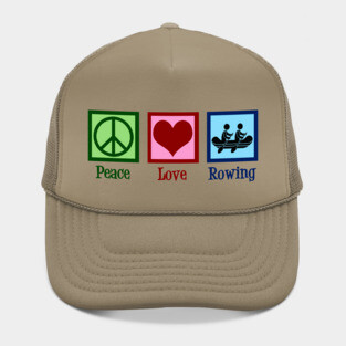 Peace Love Rowing Hat
