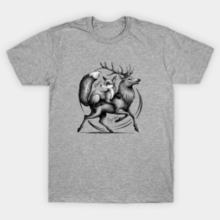 Vixen and Stag Always Journey Together T-Shirt