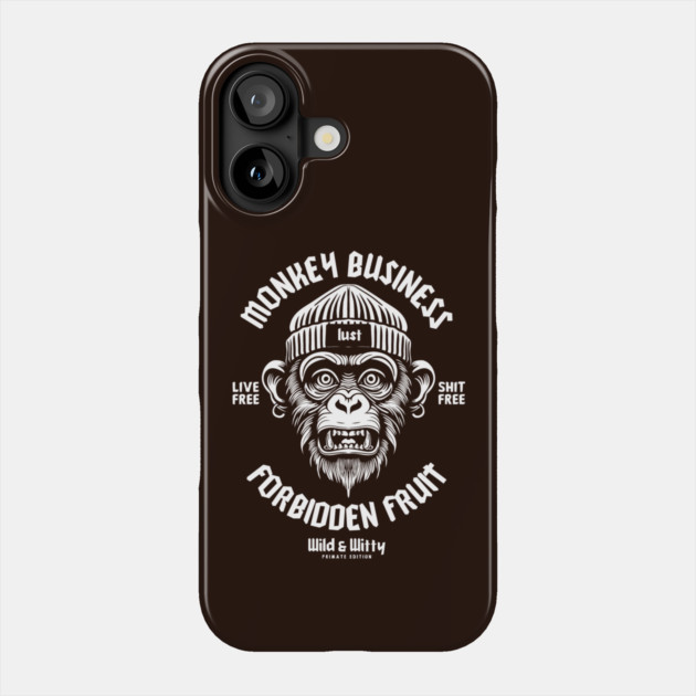 MONKEY BUSINESS Phone Case by artslaves