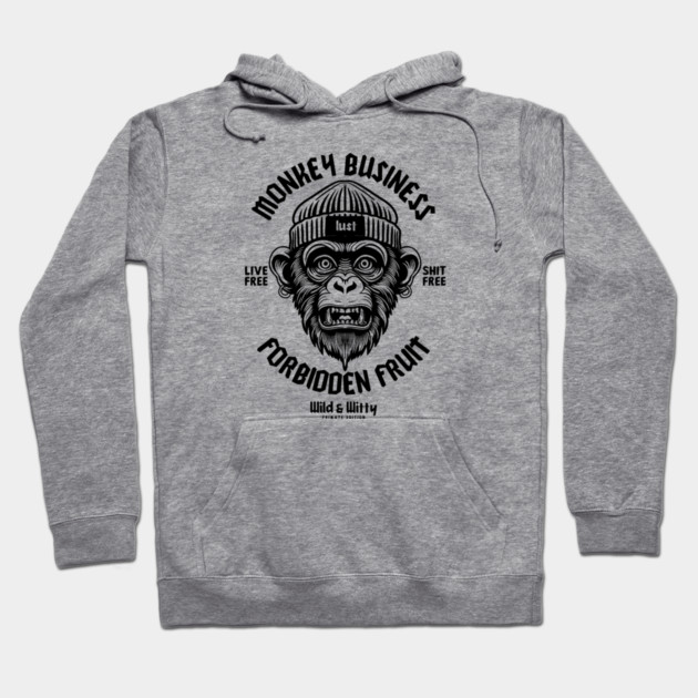 MONKEY BUSINESS Hoodie by artslaves