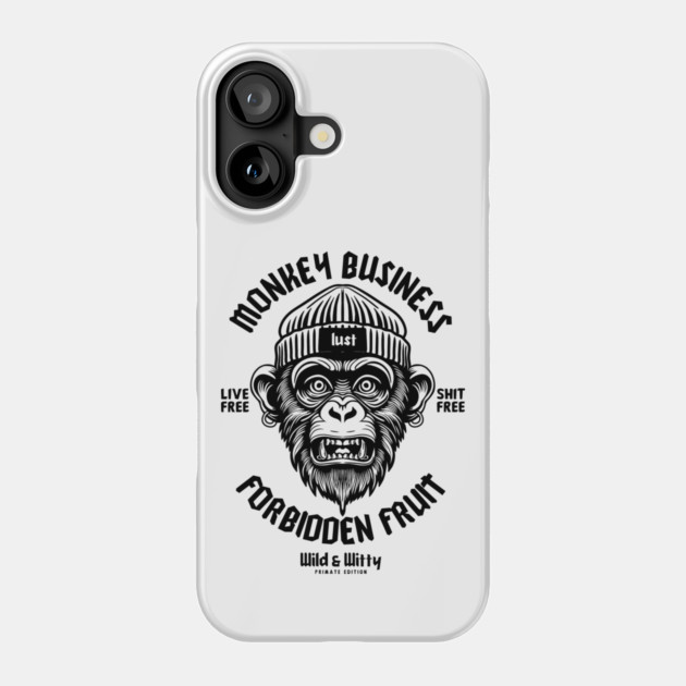 MONKEY BUSINESS Phone Case by artslaves