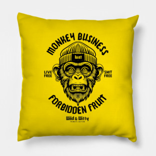 MONKEY BUSINESS Pillow