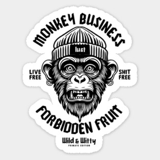 MONKEY BUSINESS Sticker