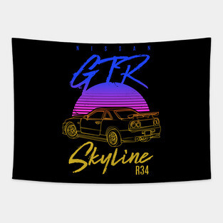 GTR Skyline 90's Tapestry