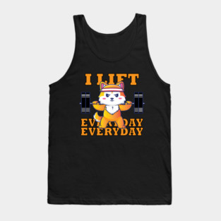 I Lift Everyday Cute Fox Gym Motivation | Limited Edition Tank Top
