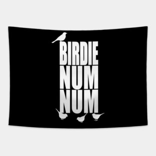 Birdie Num Num Tapestry