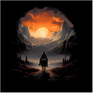 gandalf journey Posters and Art