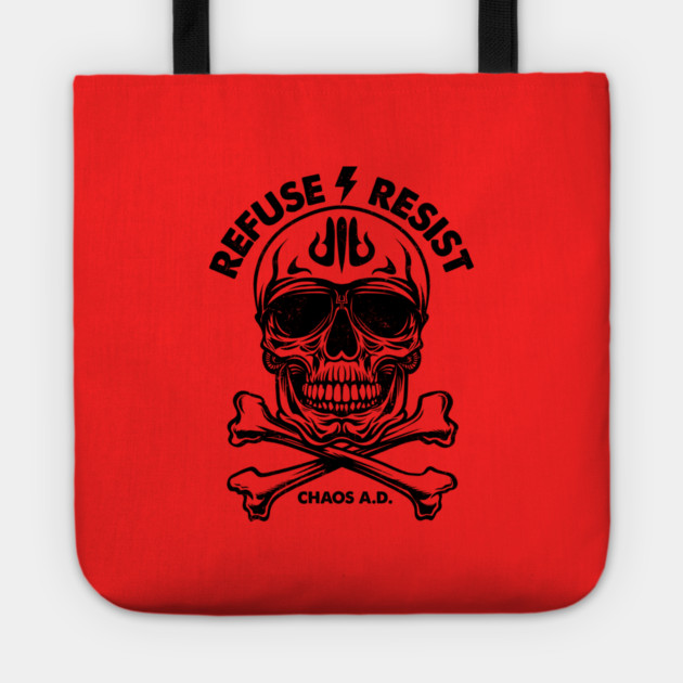 REFUSE RESIST Tote by artslaves