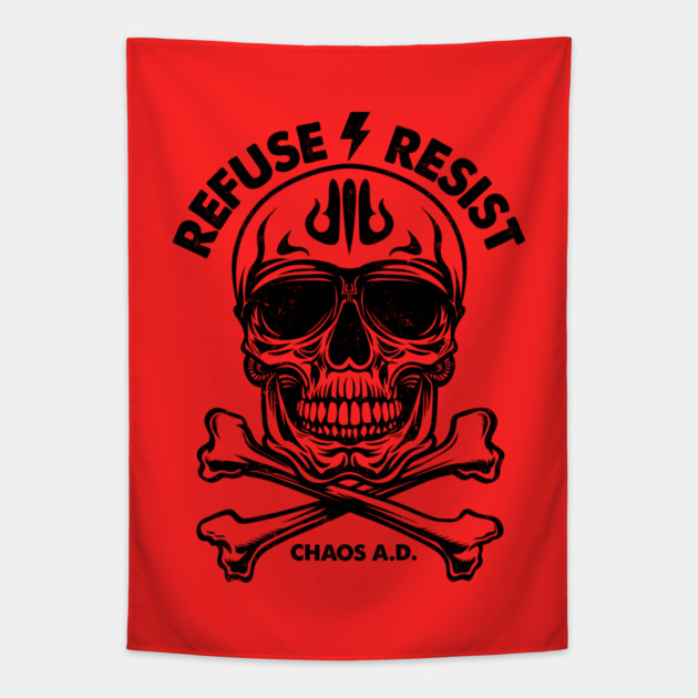 REFUSE RESIST Tapestry by artslaves
