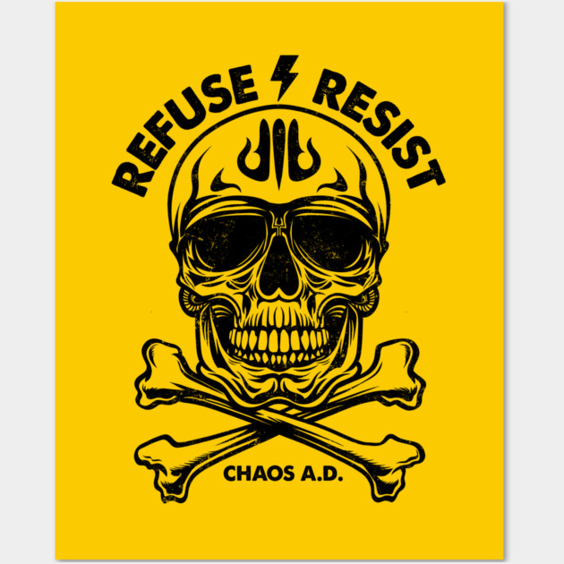 REFUSE RESIST Wall Art by artslaves