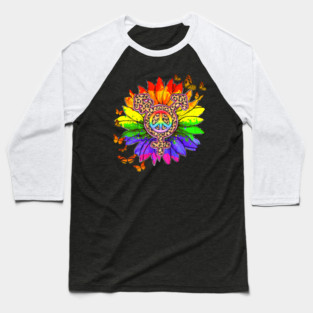 Leopard Pe Sign  LGBT Pride Month Baseball T-Shirt