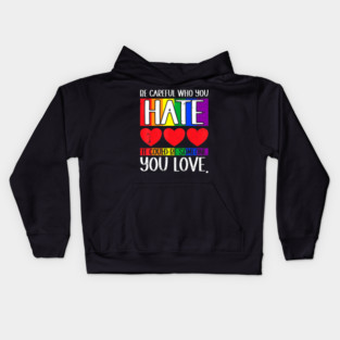Who You  LGBT Pride Month Kids Hoodie
