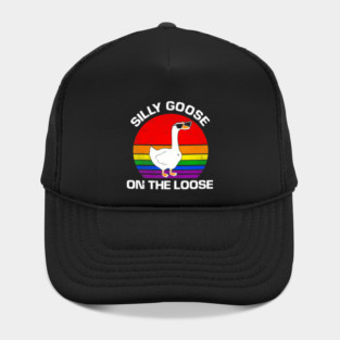 Goose, Silly On The Loose, LGBT Goose, Pride LGBT Hat