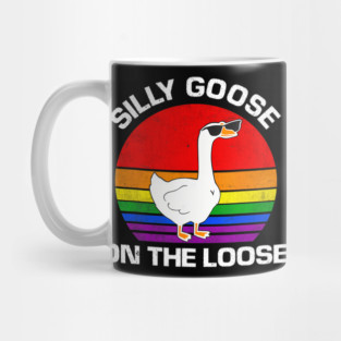 Goose, Silly On The Loose, LGBT Goose, Pride LGBT Mug