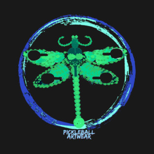 Dragonfly by Pickleball ARTwear T-Shirt