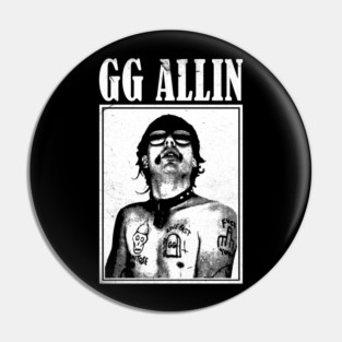 Gg Allin // Vintage Distressed Pin