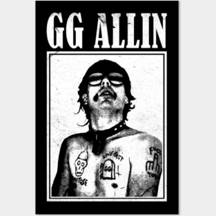 Gg Allin // Vintage Distressed Posters and Art