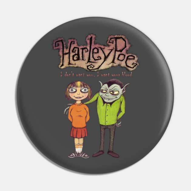 Harley Poe - A Vampire's Night Out Pin by Pete the Cat Guy
