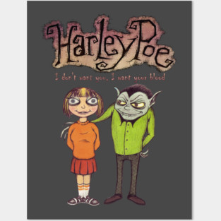 Harley Poe - A Vampire's Night Out Posters and Art