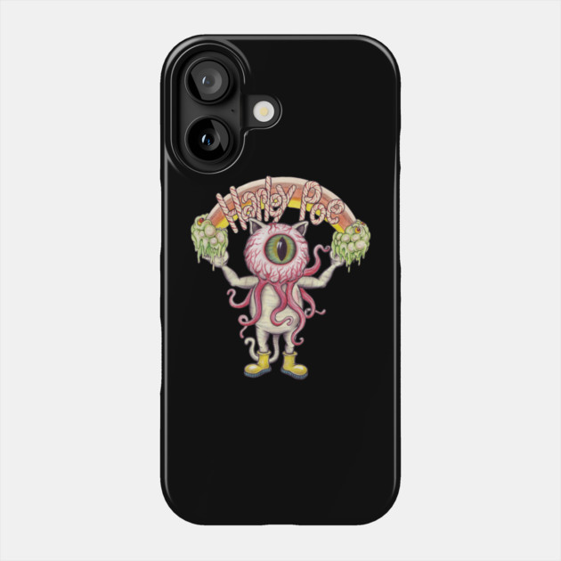 Harley Poe - Ocullarpuss Rainbow Phone Case by Pete the Cat Guy