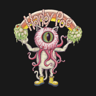 Harley Poe - Ocullarpuss Rainbow T-Shirt
